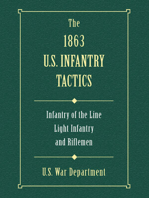 cover image of The 1863 US Infantry Tactics